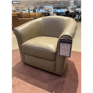 Natuzzi leather swivel chair costco sales